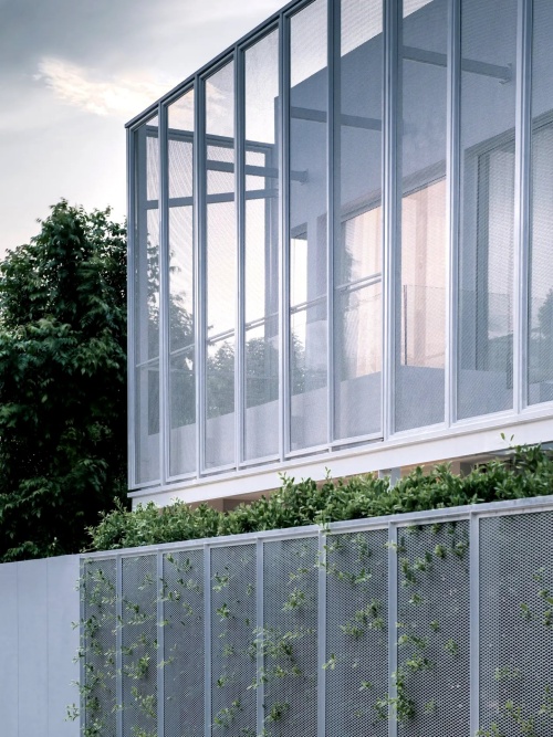 Expanded Metal Curtain Wall